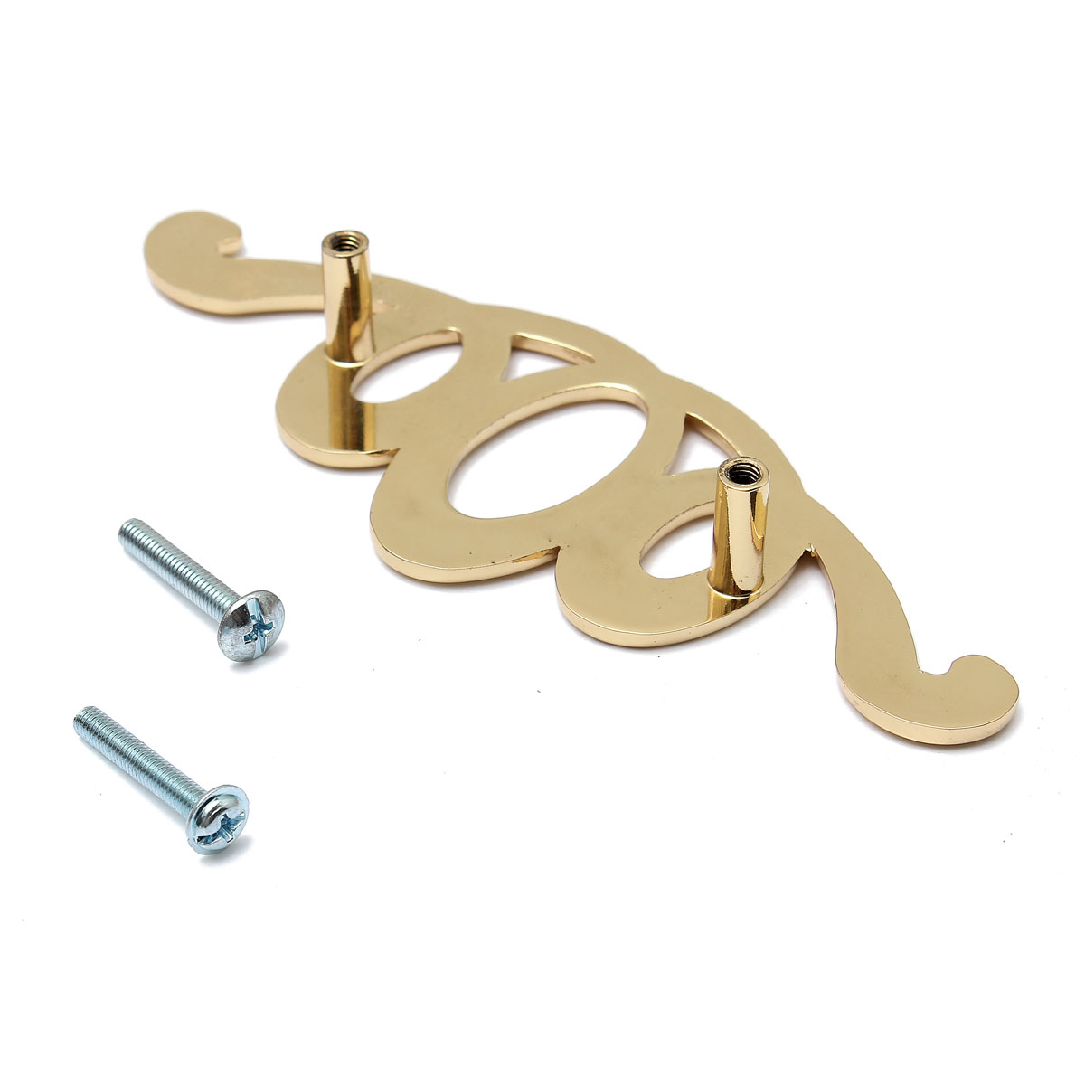 gold new l167 chrome fashion design cabinet door drawer hardware pull handles knobs zinc 140x50x20mm