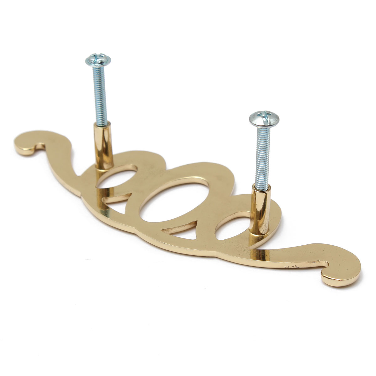 gold new l167 chrome fashion design cabinet door drawer hardware pull handles knobs zinc 140x50x20mm