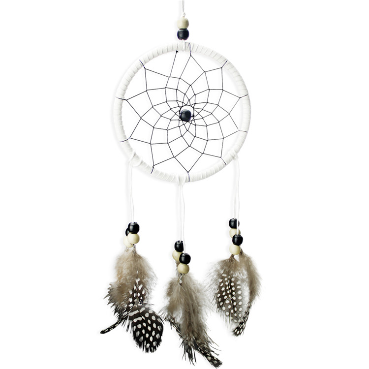 handmade dreamcatcher car/wall wind chimes hanging ornament by guineafowl feather & flocking decoration accessories handmade dreamcatcher car/wall wind chimes hanging ornament by guineafowl feather & flocking decoration accessories