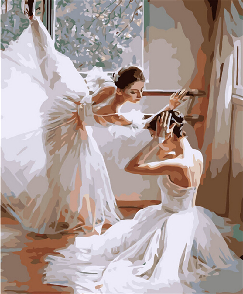 home decor the ballet dancer frameless pictures painting by numbers dance digital oil painting dancing on canvas diy 40*50cm home decor the ballet dancer frameless pictures painting by numbers dance digital oil painting dancing on canvas diy 40*50cm