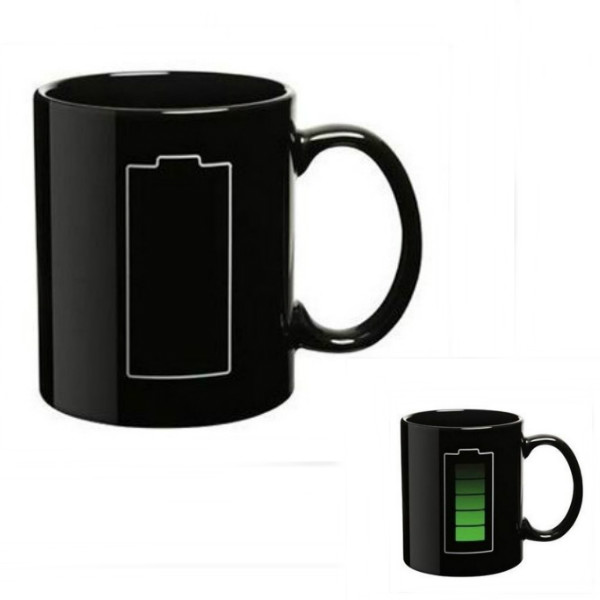 magic mug color changing cups porcelain battery coffee heat cold temperature sensitive reactive cup christmas gift