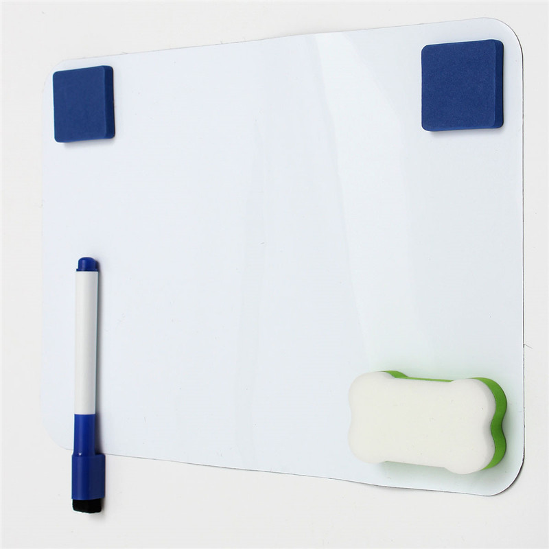 magnetic wood frame whiteboard can be erased and write repeatly for fridge home office memo board + pen eraser
