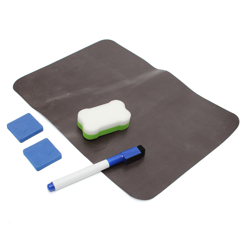 magnetic wood frame whiteboard can be erased and write repeatly for fridge home office memo board + pen eraser