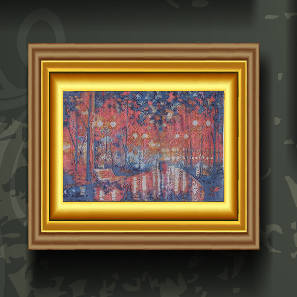 modern 5d full drill diamond painting kit mosaic street embroidery cross stitch patchwork accessories home office decoration