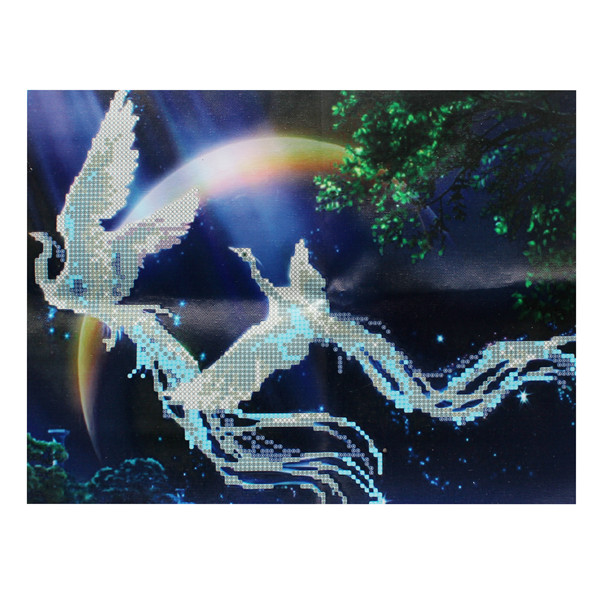 modern design 5d diy diamond painting animals birds lover phoenix cross stitch round rhinestone pictures of crystals embroidery