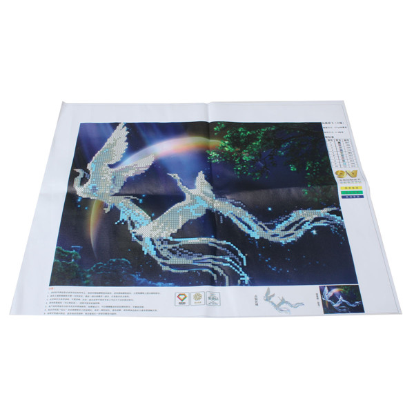 modern design 5d diy diamond painting animals birds lover phoenix cross stitch round rhinestone pictures of crystals embroidery