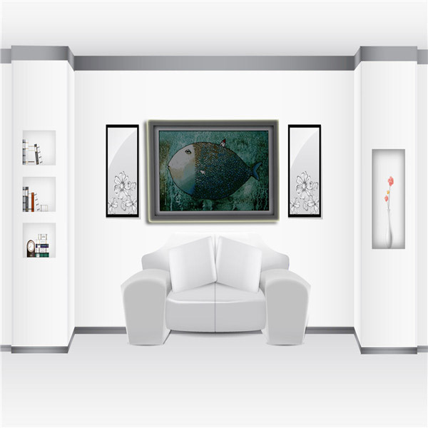 modern design cotton threads 3d print cross stitch kit fish house painting series home deco set for embroidery sewing needlework modern design cotton threads 3d print cross stitch kit fish house painting series home deco set for embroidery sewing needlework