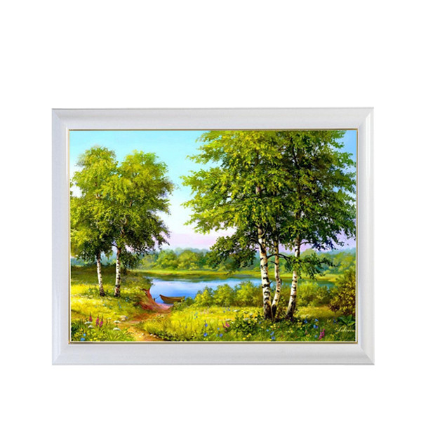 modern design modern design beautiful trees needlework diy painting cross stitch square diamond embroidery 5d home decoration