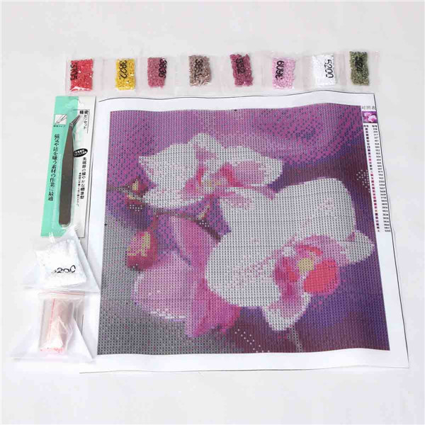 modern design super beauty needlework diy diamond painting kits cross stitch plants embroidery flowers painting home decoration