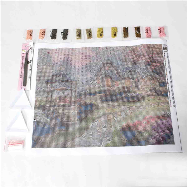 modern diy diamond painting square drill masonry rhinestone pasted cross stitch rhinestone crafts needlework 40x30cm home decor