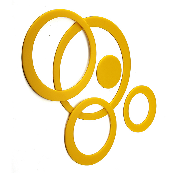 new 1 set acrylic home indoors decoration circles stereo removable fashion circles 3d diy wall stickers