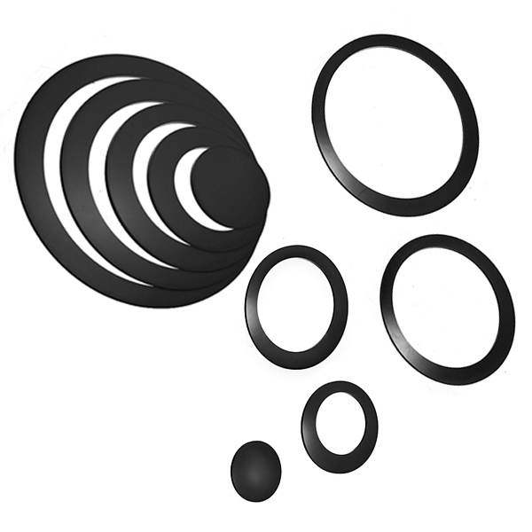 new 1 set acrylic home indoors decoration circles stereo removable fashion circles 3d diy wall stickers