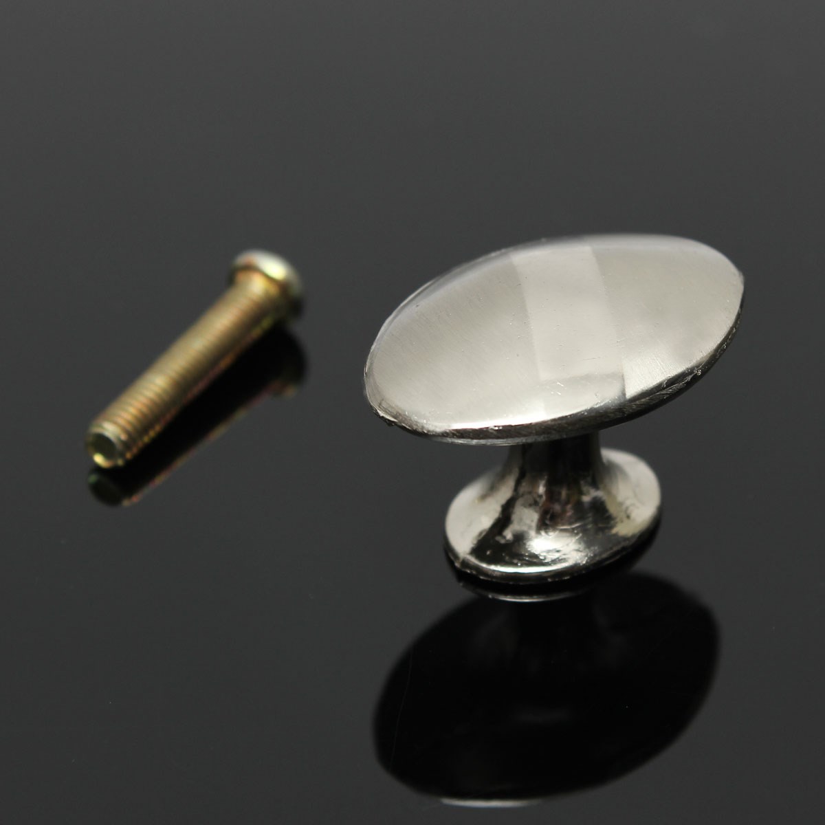 new 30mm stainless steel zinc satin knob pull handle kitchen cabinet hardware +screw new 30mm stainless steel zinc satin knob pull handle kitchen cabinet hardware +screw