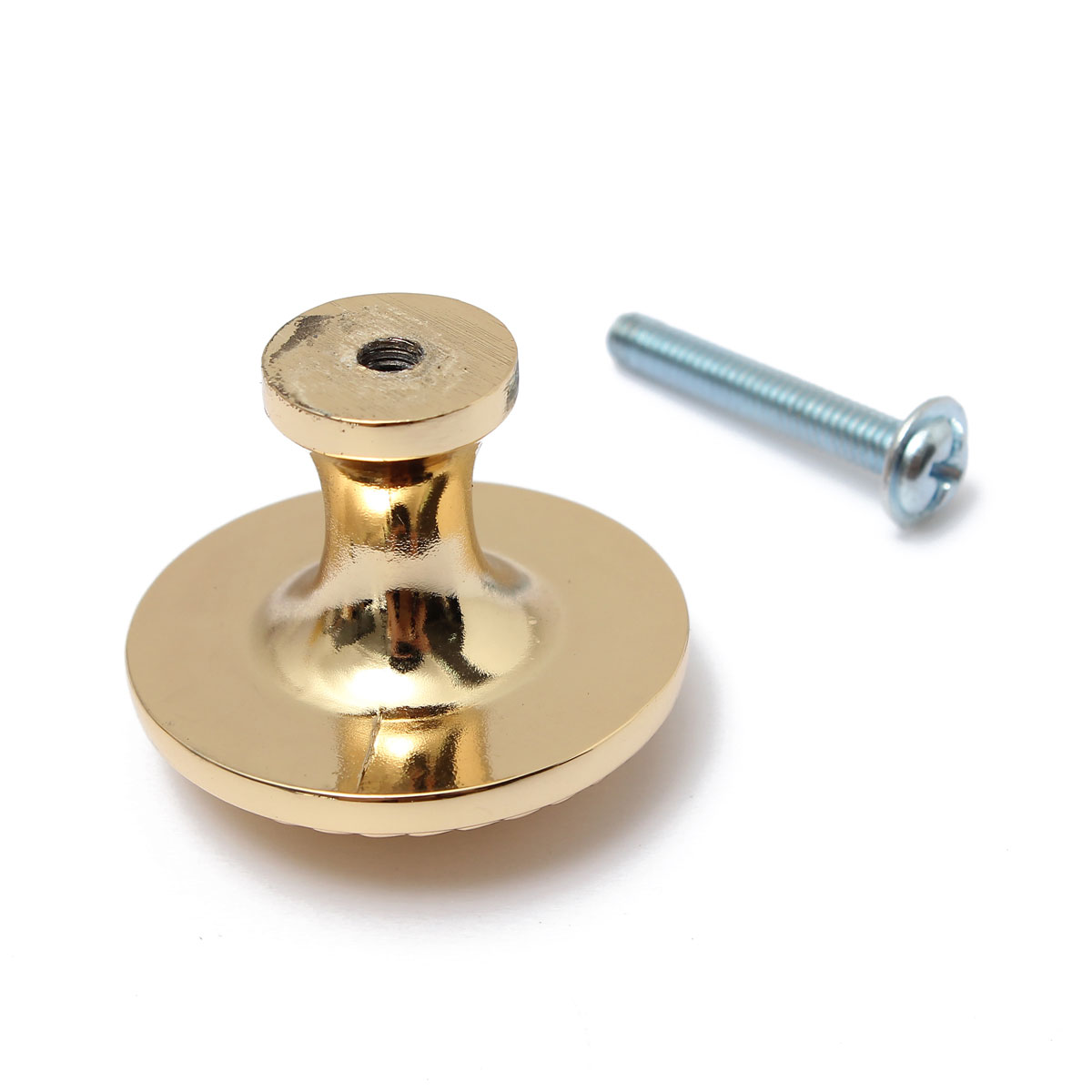 new 39mm fashion gold cabinet cupboard home drawer pull handle knobs zinc alloy