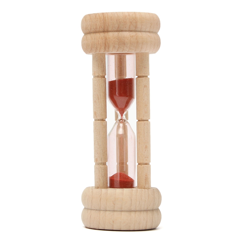 new arrival 1pc traditional 3 minutes sand egg cooking kitchen timer beech wood hourglass clock gift