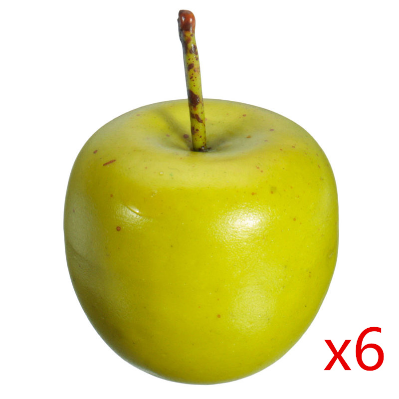 new arrival 6pcs home fake green mini apple foam artificial decorative fruit house party model kitchen decor new arrival 6pcs home fake green mini apple foam artificial decorative fruit house party model kitchen decor
