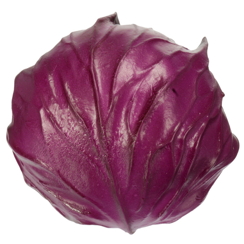 new arrival artificial vegetable decorative fake cabbage home house kitchen decor sketching tool green/purple s 11x11x8cm