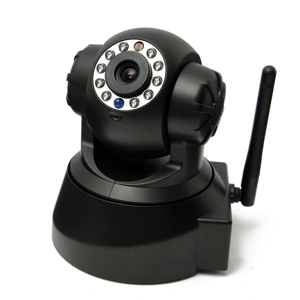 new arrival black wireless wifi cctv hd outdoor indoor mini ip security ir camera webcam uk plug
