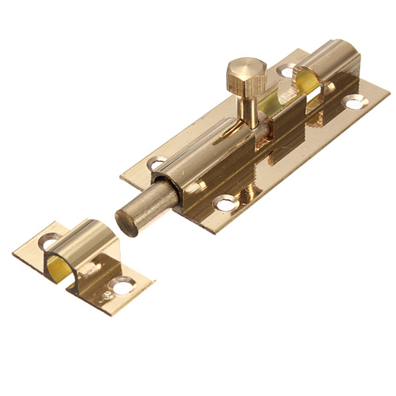new arrival!!! solid brass chrome slide bolt bathroom toilet small large lock catch latch gate lock with screw