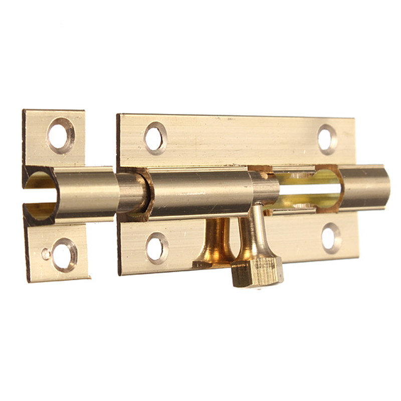 new arrival!!! solid brass chrome slide bolt bathroom toilet small large lock catch latch gate lock with screw