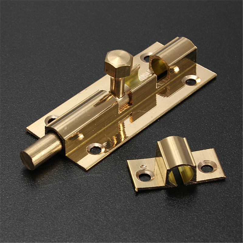 new arrival!!! solid brass chrome slide bolt bathroom toilet small large lock catch latch gate lock with screw