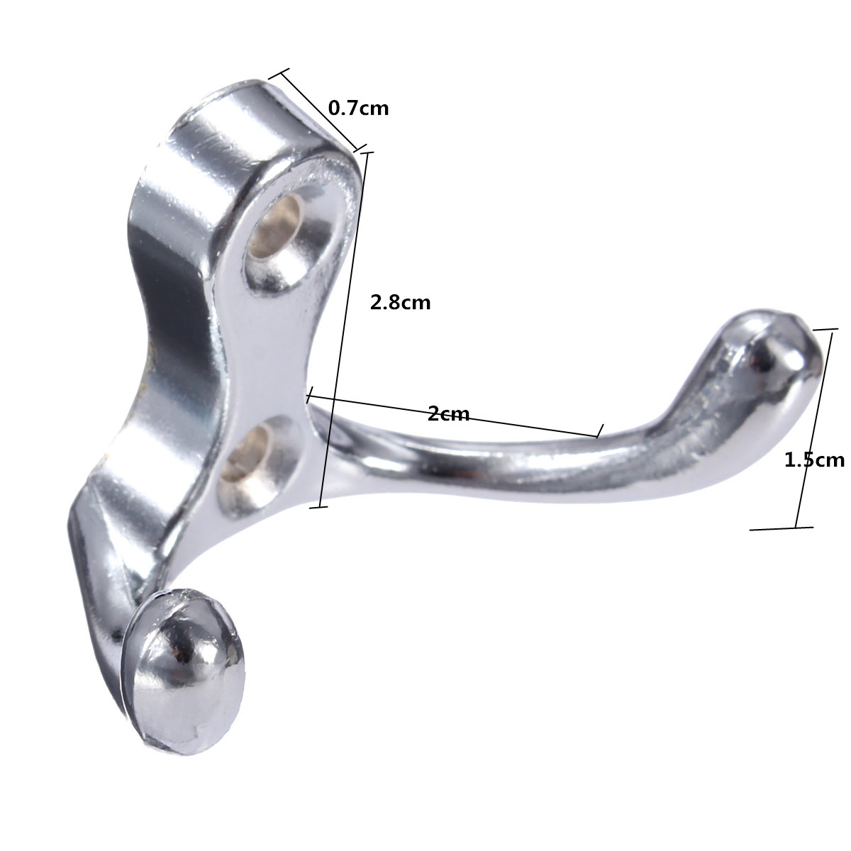 new arrival super bright sturdy new zinc alloy door wall mount hooks towel clothes hat hanger bathroom kitchen