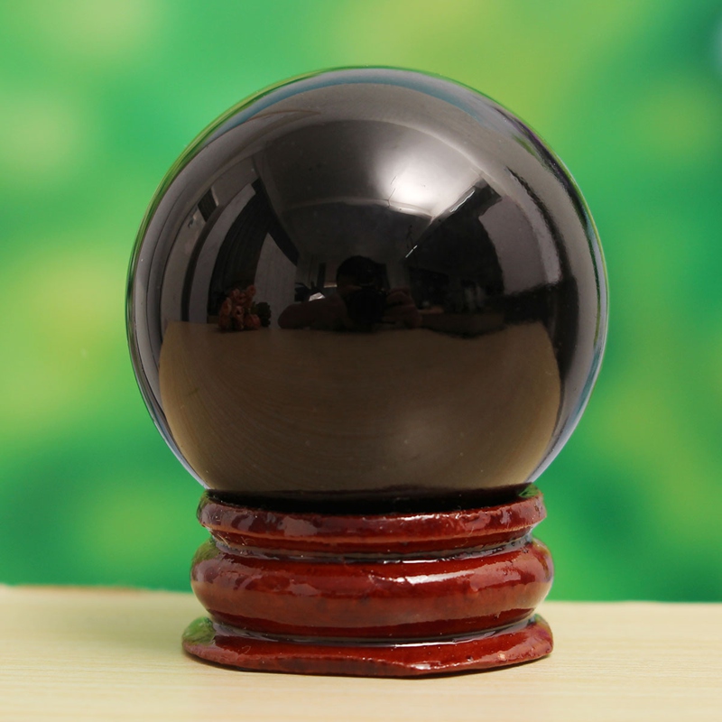 new arrvial 40mm asian rare natural black obsidian sphere large crystal ball healing stone with stand new arrvial 40mm asian rare natural black obsidian sphere large crystal ball healing stone with stand