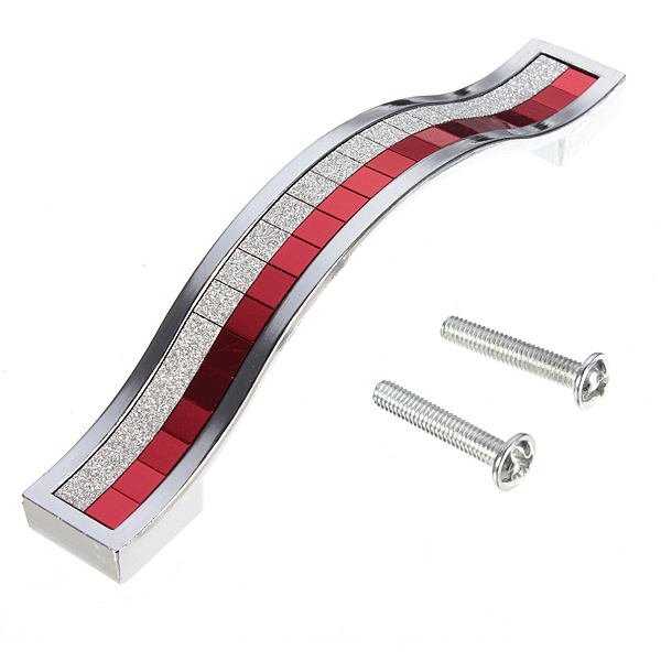 new arrvial!!! 96/128mm modern diamond crystal cabinet wardrobe drawer door knob pull handle