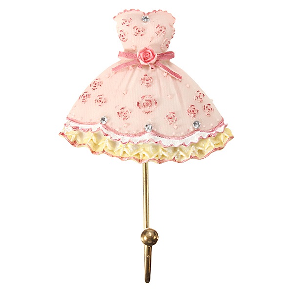 new arrvial!!! beautiful dress wall mounted hat robe single hook clothes door bathroom towel hanger