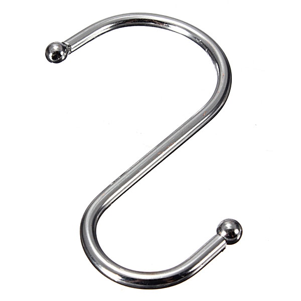 new arrvial!!! double ball end 10pcs metal s shaped kitchen bathroom garden hanging hooks hangers holder s/m/l excellent quality