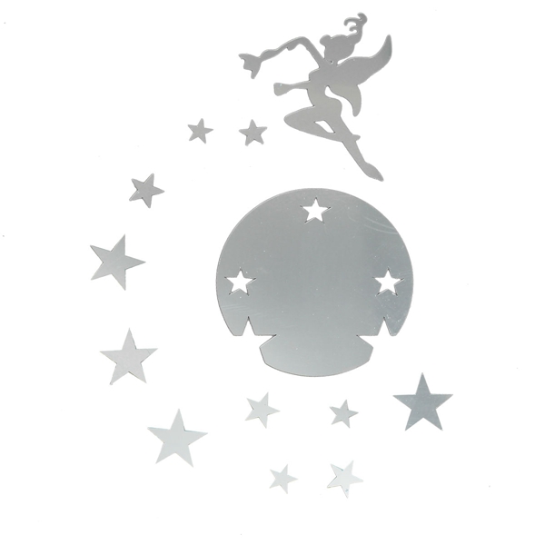 new arrvial!!! silver fairy star modern acrylic mirror wall home decal decor vinyl art stickers durable new arrvial!!! silver fairy star modern acrylic mirror wall home decal decor vinyl art stickers durable