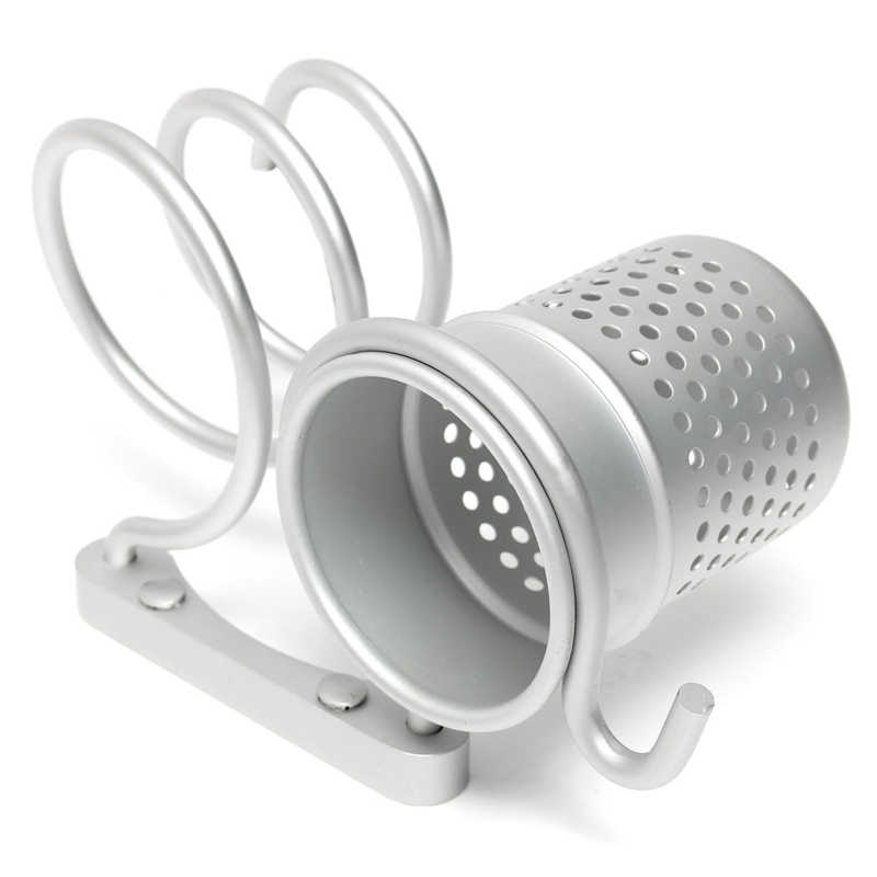 new arrvial!! wall mounted hair dryer drier comb holder rack stand set storage organizer new excellent quality