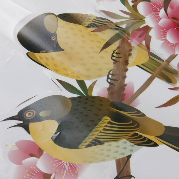 new beautiful flower tree birds vinyl wall decal home art decals nursery children wall sticker for bedroom livingroom decor