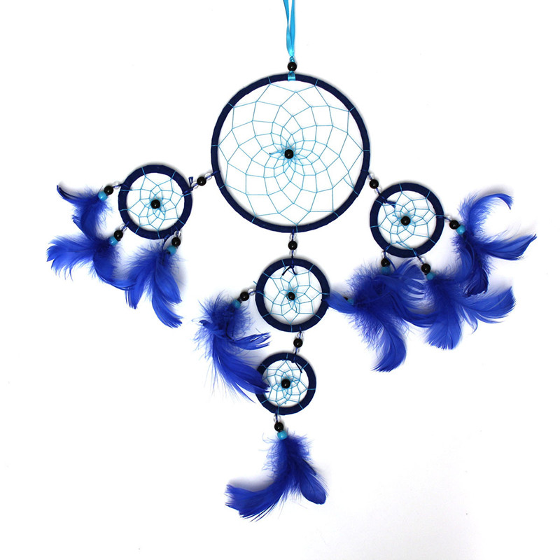 new colorful dream catcher with feathers 21" wall hanging decoration ornament