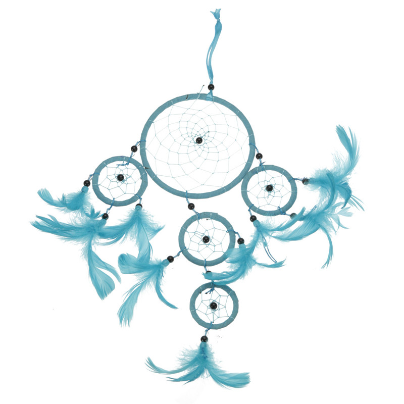 new colorful dream catcher with feathers 21" wall hanging decoration ornament