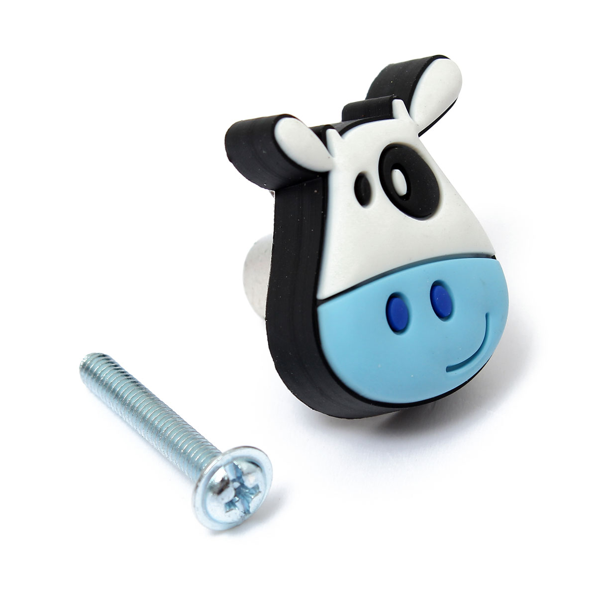 new cute cow white+blue cabinet cupboard home drawer pull handle knobs new cute cow white+blue cabinet cupboard home drawer pull handle knobs