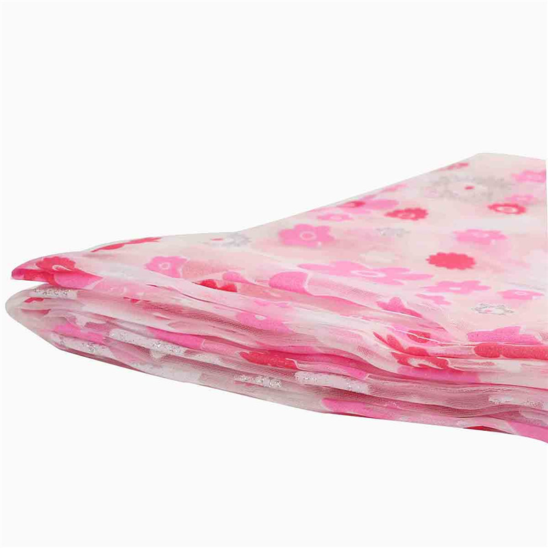 new design floral pattern voile pink curtain tulle door window curtain sheer voile curtain drape valance house decoration
