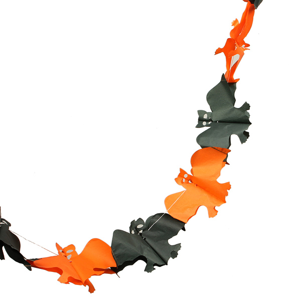 new garlands halloween paper decoration outdoor pumpkin bat ghost skull skeleton ghost shape