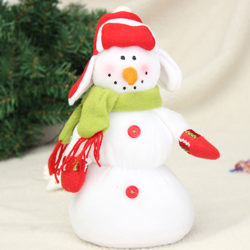 ! new stylish two styles christmas snowman doll for xmas patry tree decoration home shopping mall christmas gift