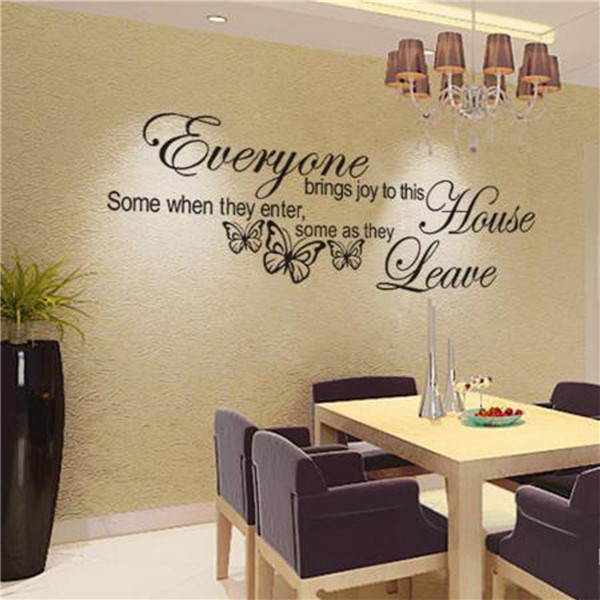 new ! top selling removable butterfly art wall decal vinyl quote decal mural wallpaper room wall sticker decor home