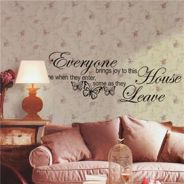 new ! top selling removable butterfly art wall decal vinyl quote decal mural wallpaper room wall sticker decor home