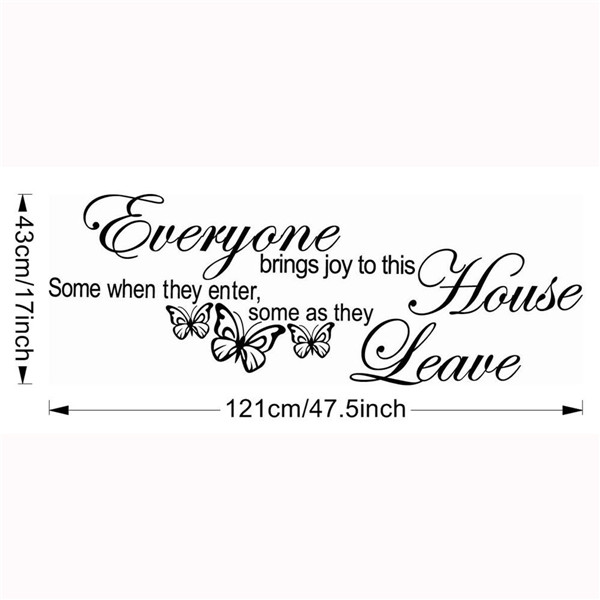 new ! top selling removable butterfly art wall decal vinyl quote decal mural wallpaper room wall sticker decor home