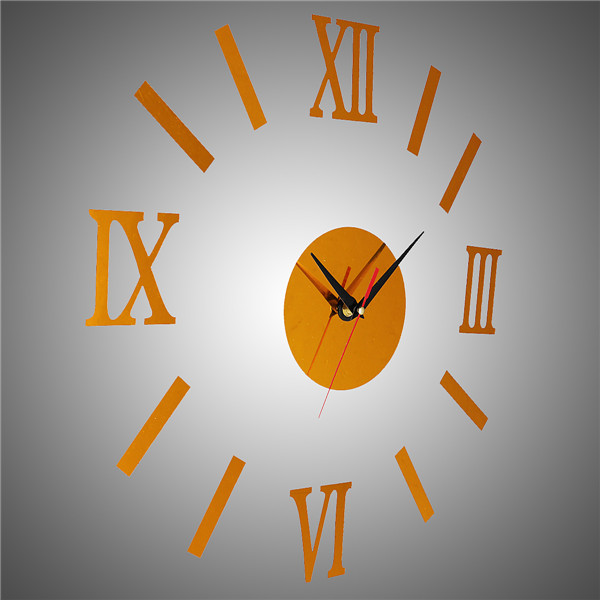 newest roman digital diy personalized acrylic wall clocks art modern new living room special offer clock watch