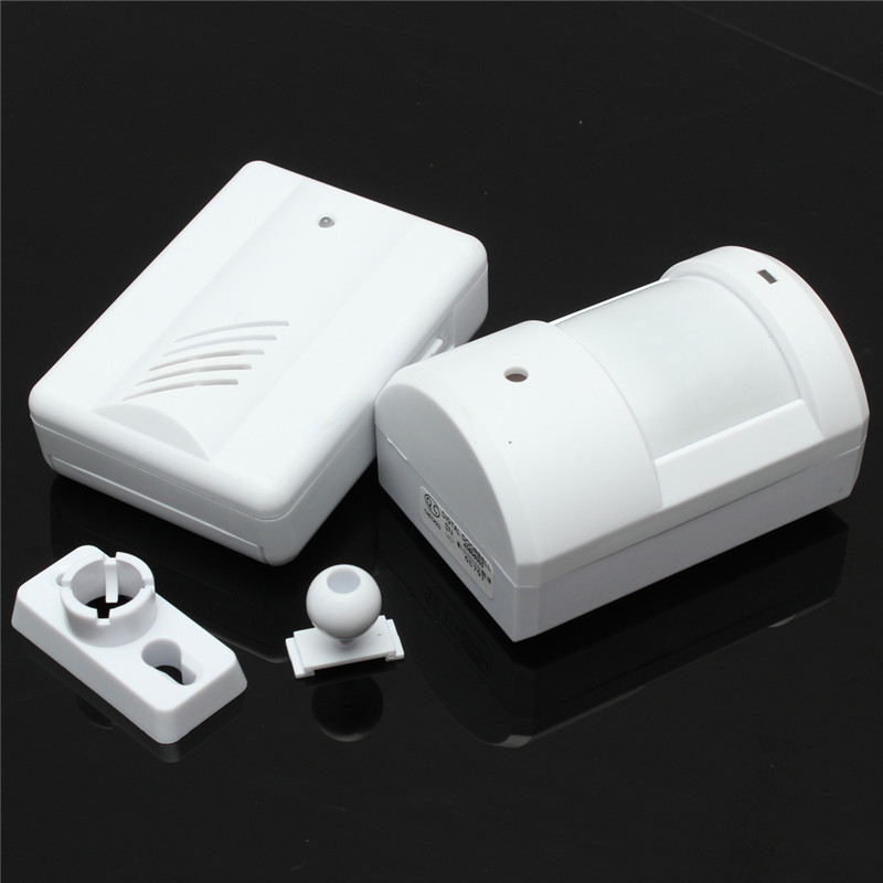 newest smart wireless infrared sensor doorbell monitor sensor detector entry plastic doorbell alarm transmitter