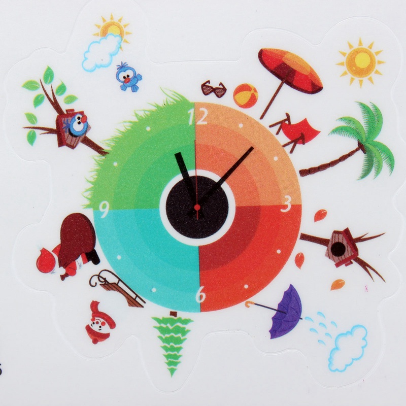 removable sandy beach sunshine wall clock for home livingroom children's room decoration romantic design removable sandy beach sunshine wall clock for home livingroom children's room decoration romantic design