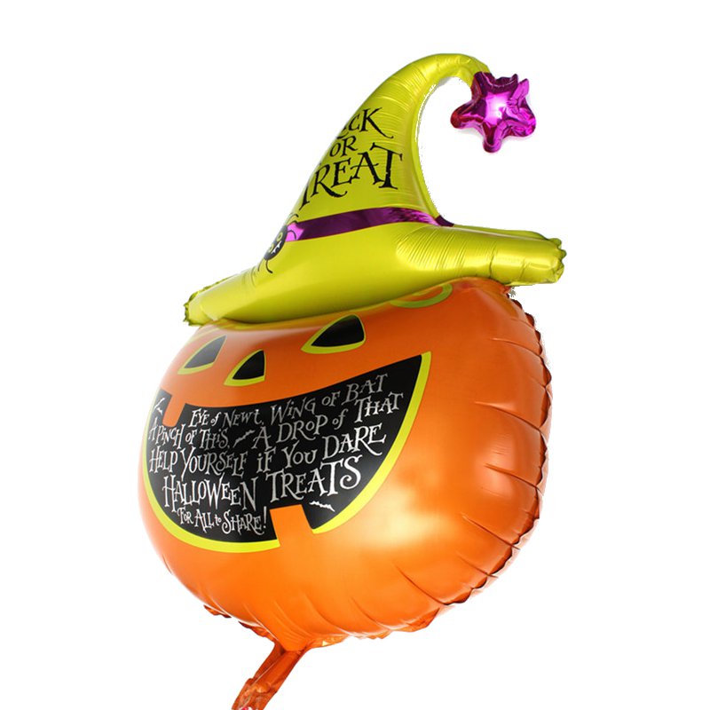 selling special offer halloween pumpkin head decorative foil balloons halloween party home decoration kids toy