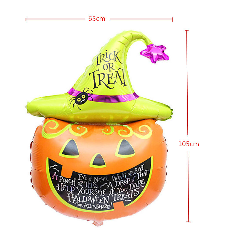 selling special offer halloween pumpkin head decorative foil balloons halloween party home decoration kids toy