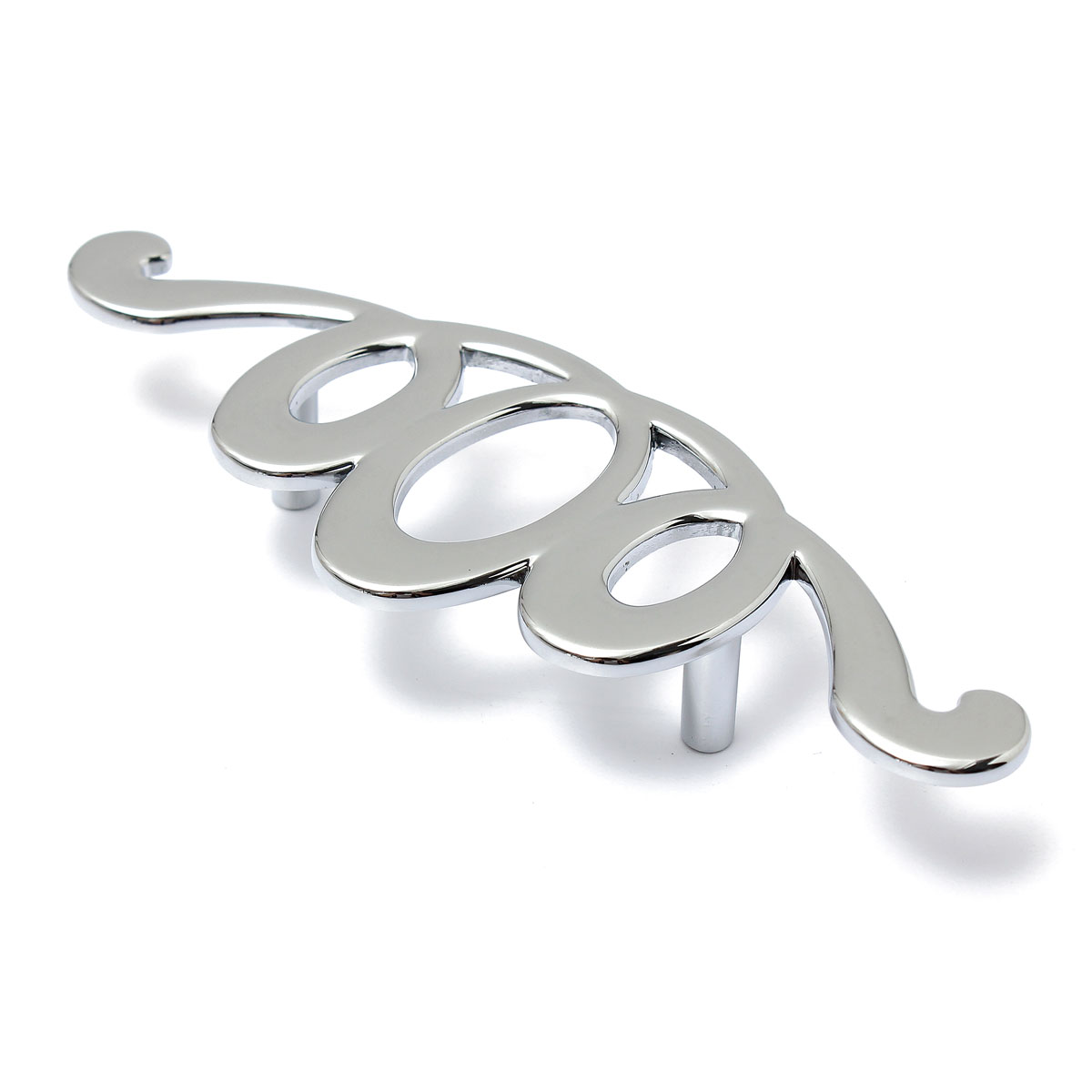sliver l167 chrome fashion design cabinet door drawer hardware pull handles knobs zinc 140x50x20mm