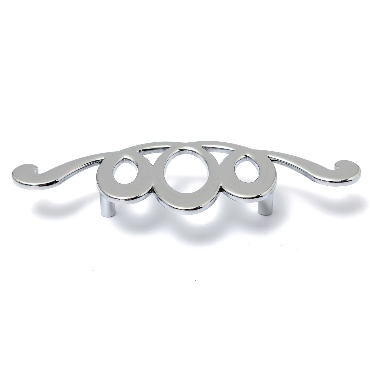 sliver l167 chrome fashion design cabinet door drawer hardware pull handles knobs zinc 140x50x20mm
