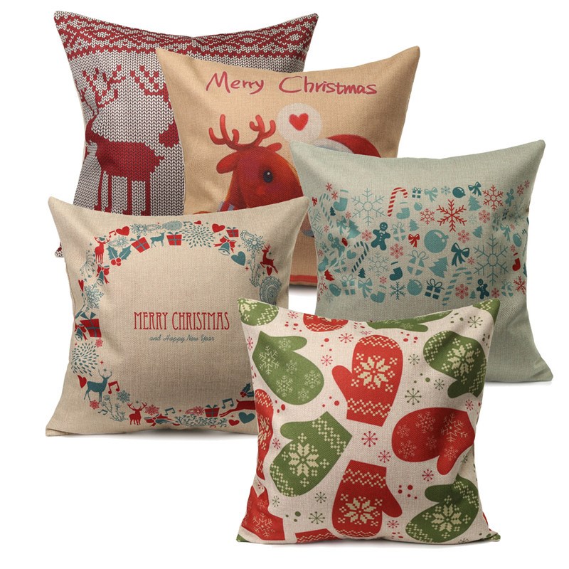 special offer high standard vintage cotton linen throw pillow case comfortable cushion cover merry christmas home decor 43x43cm special offer high standard vintage cotton linen throw pillow case comfortable cushion cover merry christmas home decor 43x43cm